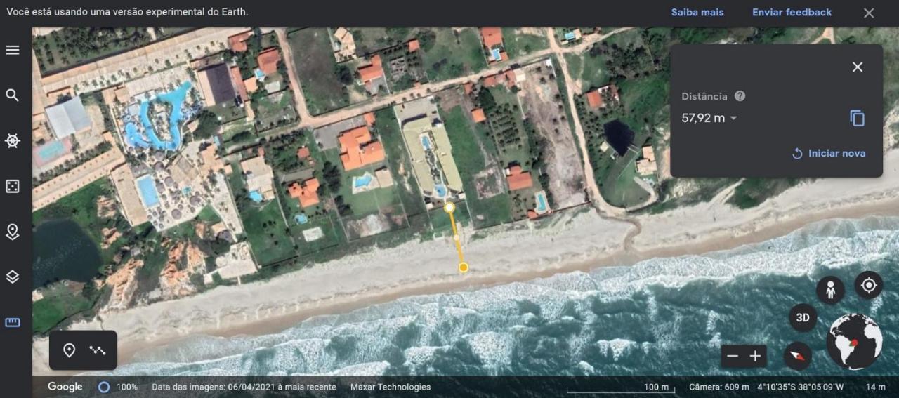 Apartamento A 60 Metros Para Pe Na Areia - The Fountains - Apto 105 Beberibe Kültér fotó